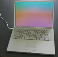 The Apple PowerBook G4. Looks fancy on the outside and has a fancy looking OS as well, but honestly I never really use it. One thing it does really well though: if your legs really cold, you can justput it in your lap and within minutes your legs will be fried. 