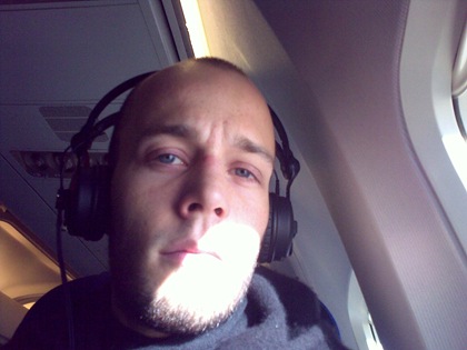 On the plane to New York